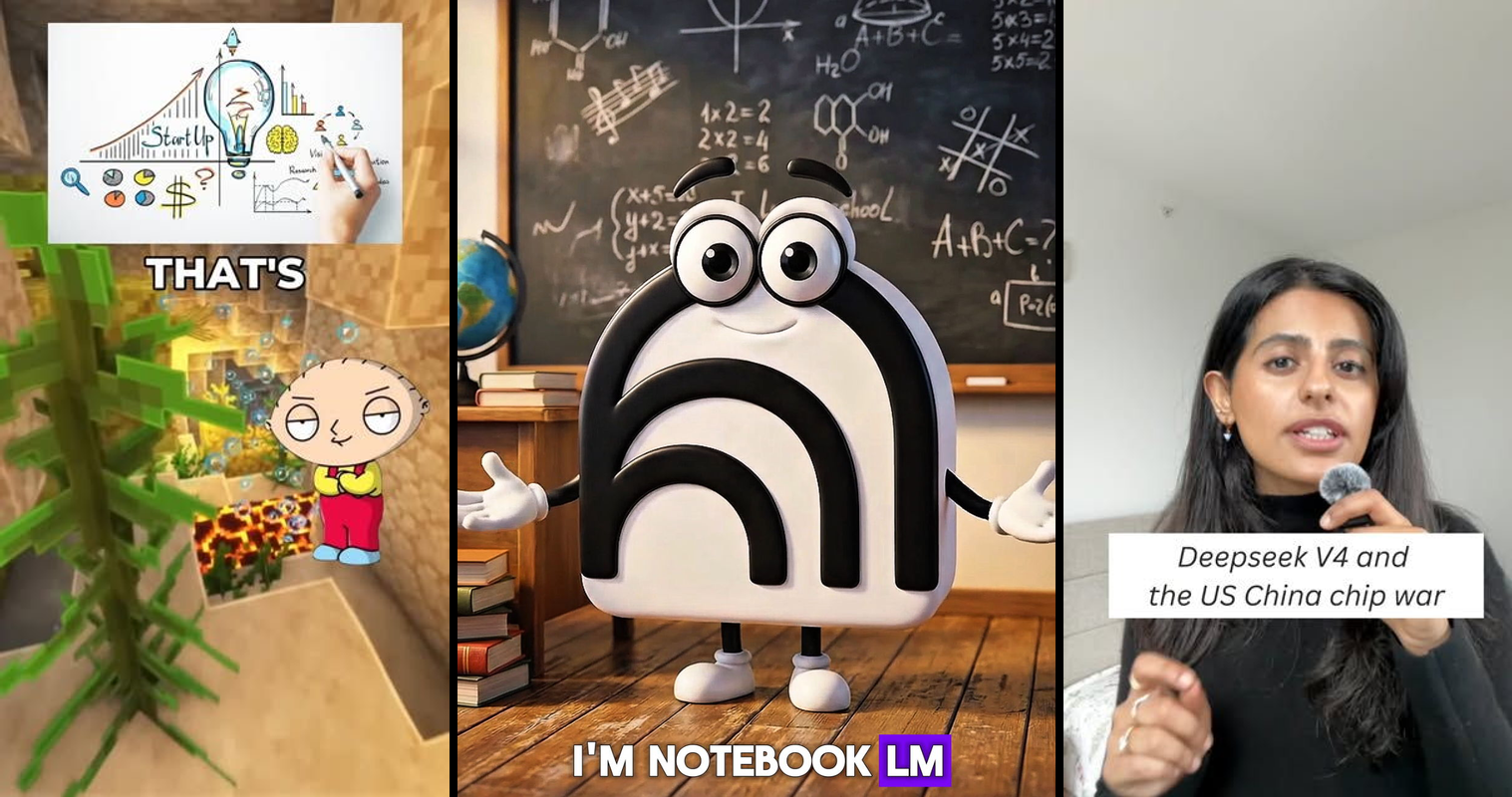 Five AI tool icons arranged in a stack formation with glowing effects, representing hidden AI gems for tech stack replacement